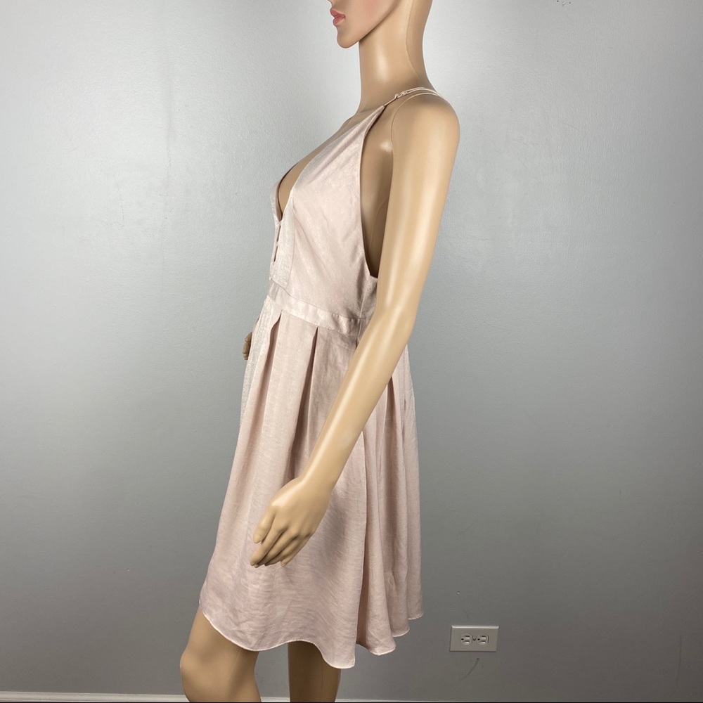 NEW FREE PEOPLE SPAGHETTI STRAP FIT & FLARE DRESS - Picture 5 of 8